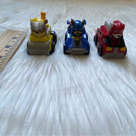 PAW Patrol Rubble, Chase, And Marshall Pup Squad Racers - Picture 2 of 6